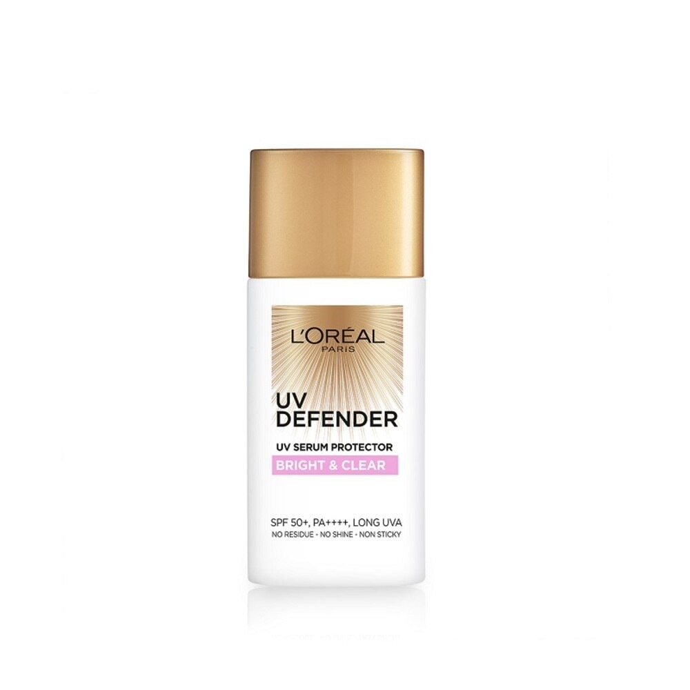 UV Defender Serum Protector Sunscreen Bright & Clear SPF50+ PA++++ (Suitable for All Skin Types) 50ml