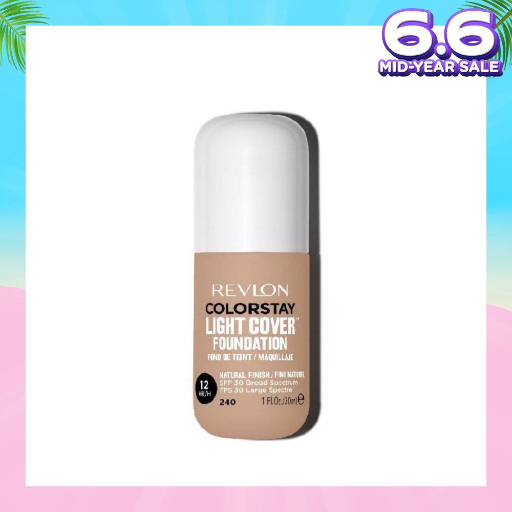 REVLON ColorStay Light Cover Foundation 240 Medium Beige 30ml (Expiry: Dec`2025)