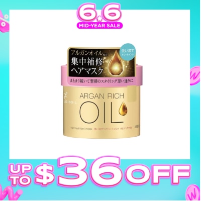 LUCIDO-L - Argan Rich Oil Hair Treatment Mask (Deeply Nourish & Smoothen Hair) 220g