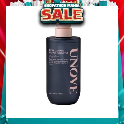 UNOVE - Deep Damage Repair Shampoo Rosy Aura 500ml
