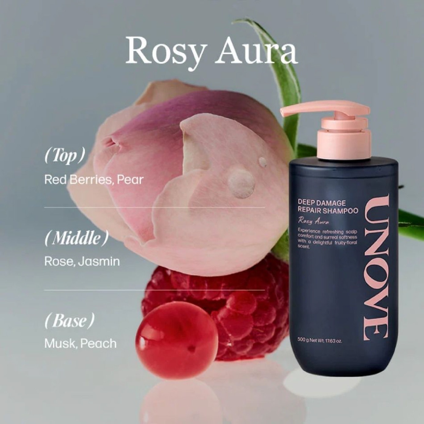 Deep Damage Repair Shampoo Rosy Aura 500ml