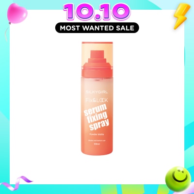 SILKYGIRL Fix & Lock Serum Fixing Spray Powder Matte 100ml image