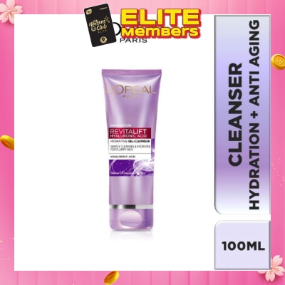 L'OREAL PARIS SKINCARE Revitalift Hyaluronic Acid Hydrating Gel Cleanser (For Plumpy Skin) 100ml