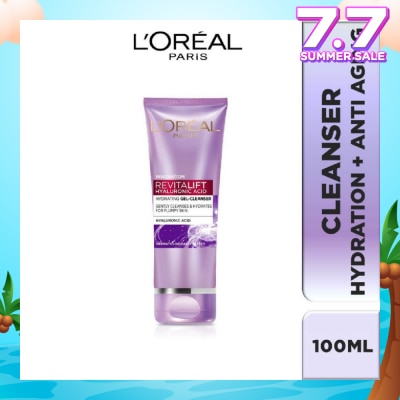 L'OREAL PARIS SKINCARE Revitalift Hyaluronic Acid Hydrating Gel Cleanser (For Plumpy Skin) 100ml