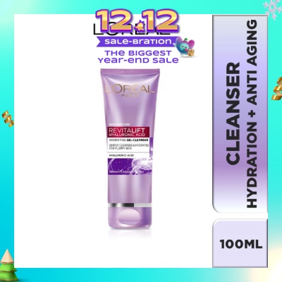 L'OREAL PARIS SKINCARE Revitalift Hyaluronic Acid Hydrating Gel Cleanser (For Plumpy Skin) 100ml