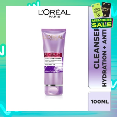 L'OREAL PARIS SKINCARE Revitalift Hyaluronic Acid Hydrating Gel Cleanser (For Plumpy Skin) 100ml