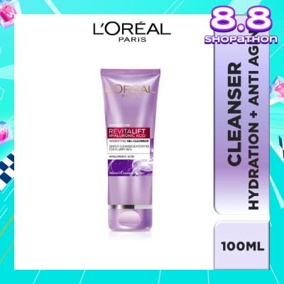 L'OREAL PARIS SKINCARE Revitalift Hyaluronic Acid Hydrating Gel Cleanser (For Plumpy Skin) 100ml