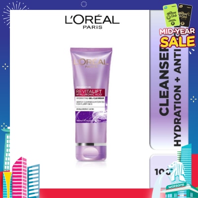 L'OREAL PARIS SKINCARE Revitalift Hyaluronic Acid Hydrating Gel Cleanser (For Plumpy Skin) 100ml