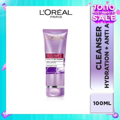 L'OREAL PARIS SKINCARE Revitalift Hyaluronic Acid Hydrating Gel Cleanser (For Plumpy Skin) 100ml