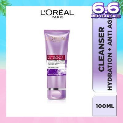 L'OREAL PARIS SKINCARE Revitalift Hyaluronic Acid Hydrating Gel Cleanser (For Plumpy Skin) 100ml