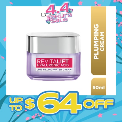L'OREAL PARIS SKINCARE - Revitalift Hyaluronic Acid Plumping Day Face Cream (For Youthful Radiance Skin) 50ml