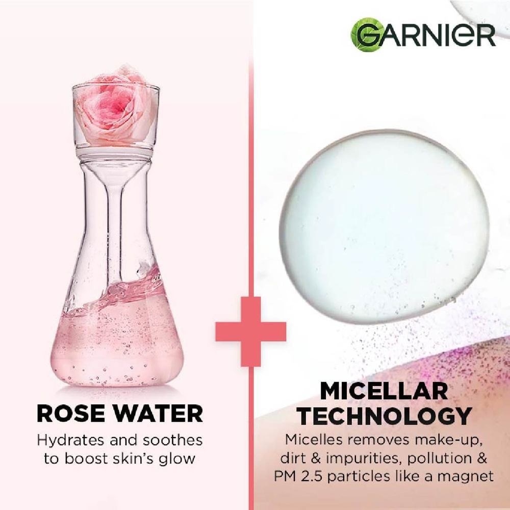 Micellar Rose Cleanser & Makeup Remover (For Dry + Dull Skin) 400ml