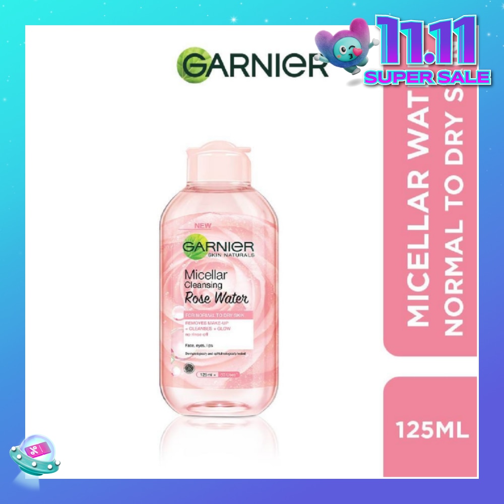 Micellar Rose Cleanser & Makeup Remover (For Dry + Dull Skin) 125ml