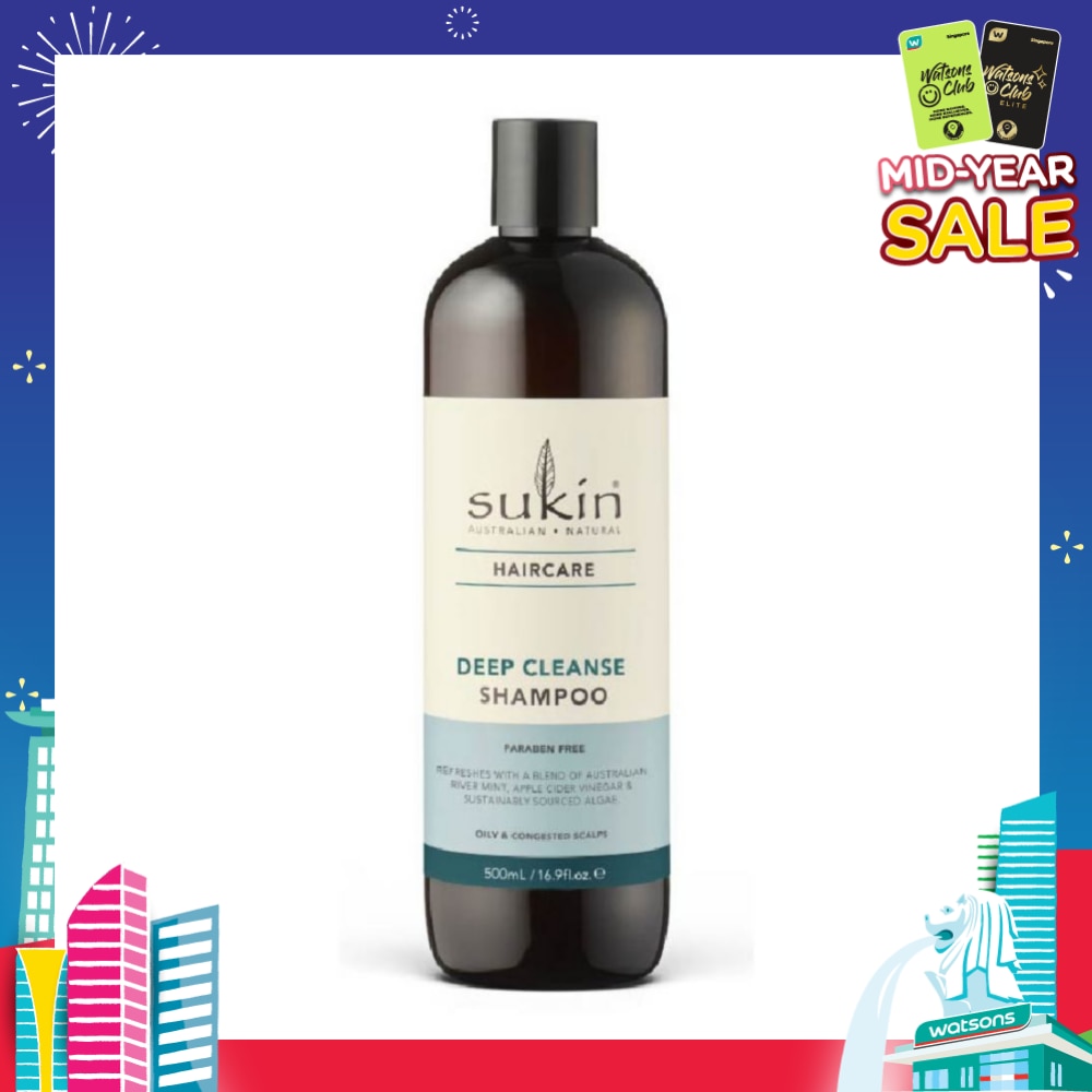 Deep Cleanse Shampoo Paraben Free (For Oily & Congested Scalps) 500ml