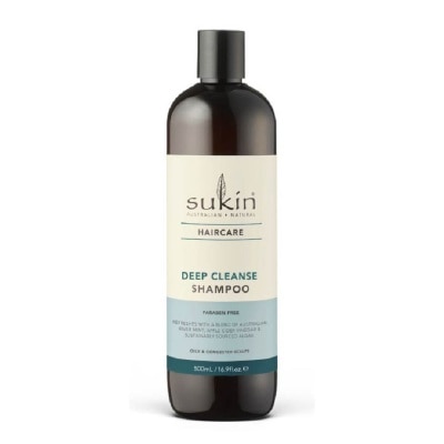 SUKIN Deep Cleanse Shampoo Paraben Free (For Oily & Congested Scalps) 500ml