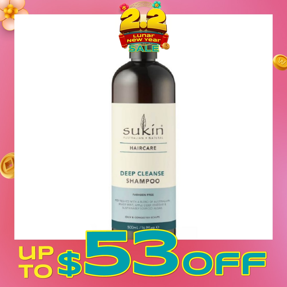 Deep Cleanse Shampoo Paraben Free (For Oily & Congested Scalps) 500ml