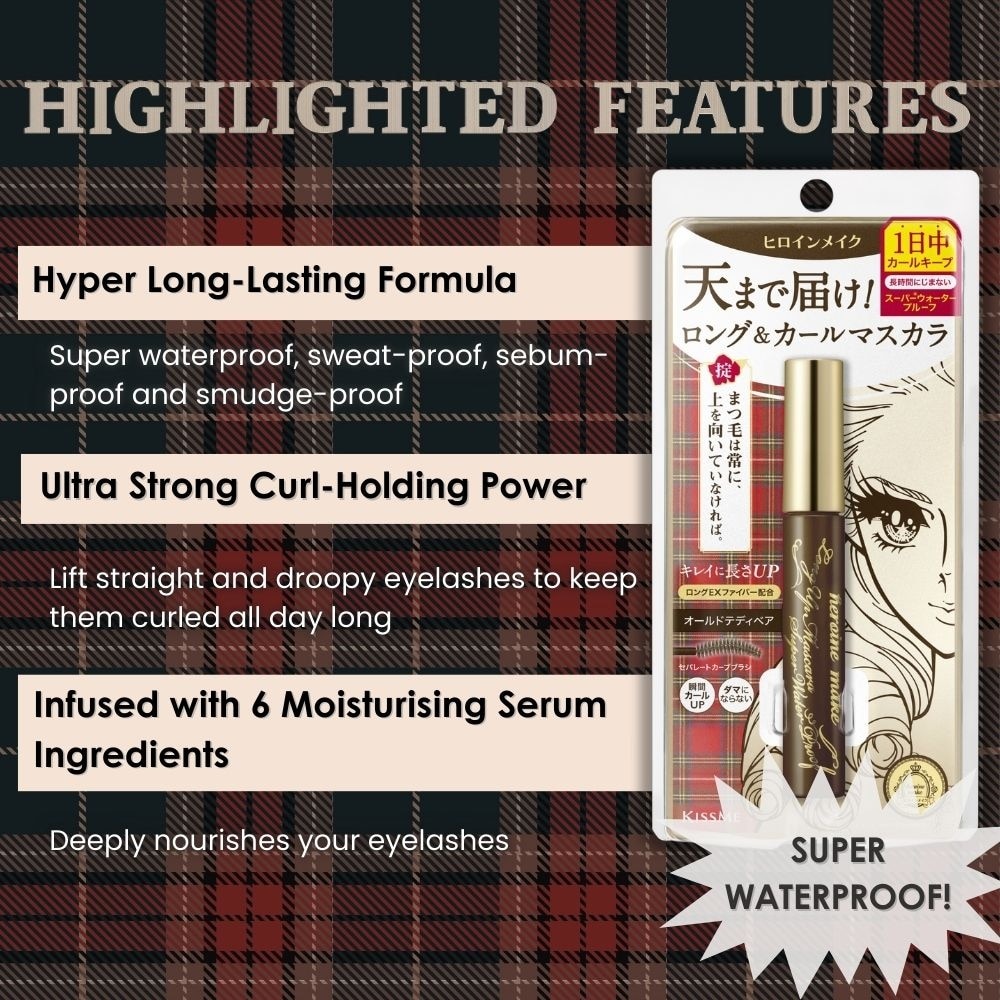 Long Up Super Waterproof Mascara #53 Old Teddy Bear 6g