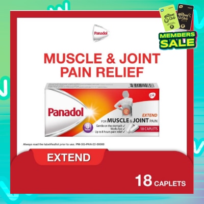 PANADOL Extend for Muscle & Joint Pain Caplets 18s