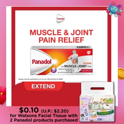 PANADOL Extend for Muscle & Joint Pain Caplets 18s