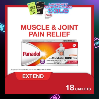 PANADOL Extend for Muscle & Joint Pain Caplets 18s