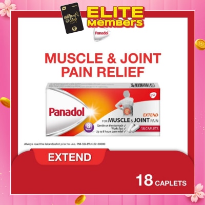 PANADOL Extend for Muscle & Joint Pain Caplets 18s