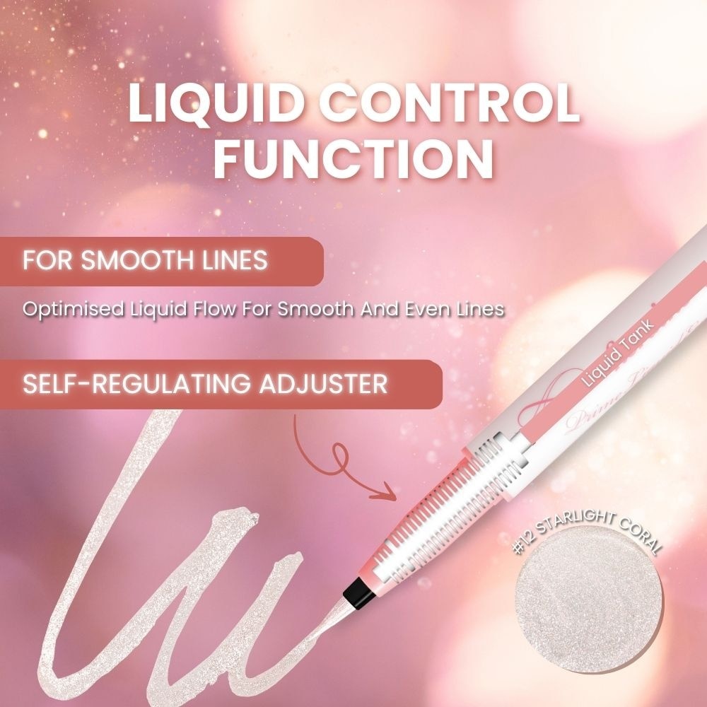 Prime Liquid Rich Jewel Eyeliner #12 Starlight Coral 0.5ml