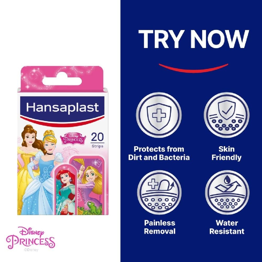 Hansaplast Disney Princess Plasters 16's