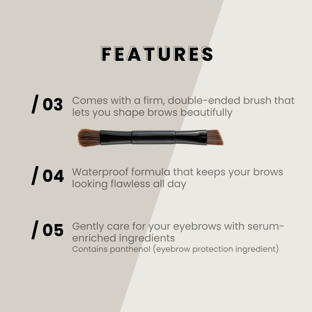 Natural Powder Eyebrow #02 Ash Brown 1s