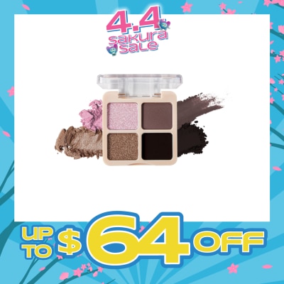 SILKYGIRL - I-Pocket Shadow Quad #02 Smokey Glaze 4g