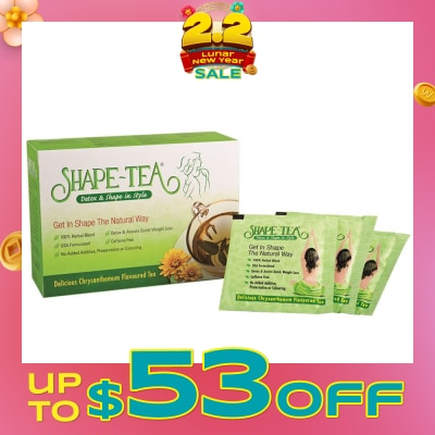 SHAPETEA Detox and Quick Weight Loss Tea Chrysanthemum Flavoured 25s