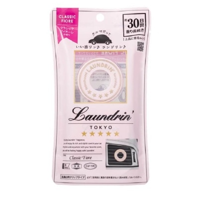 LAUNDRIN Tokyo Premium Car Fragrance Air Freshner Classic Fiore (30 Days) 1s