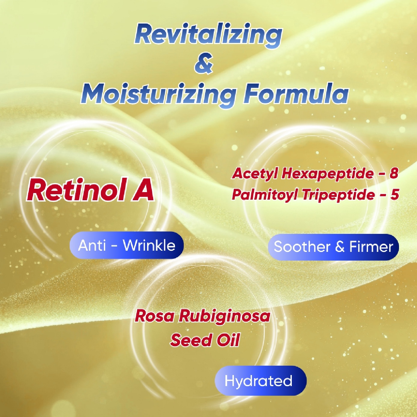 Supreme Retinol A & Hyaluronic Acid Anti-Wrinkle Essence Mask 1s