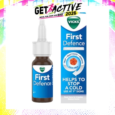 VICKS - First Defence Nasal Spray (Helps to Stop Cold at First Sign) 15ml (Expiry: Jul`2027) image