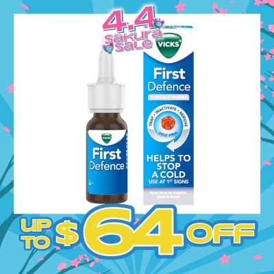 VICKS - First Defence Nasal Spray (Helps to Stop Cold at First Sign) 15ml