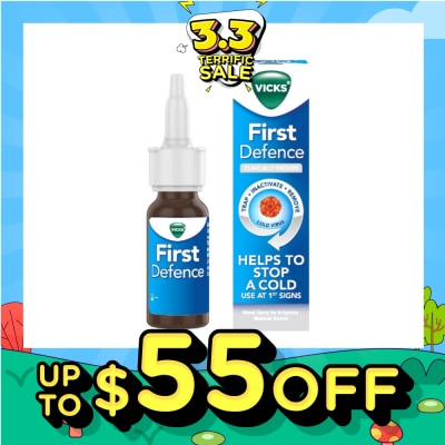 VICKS First Defence Nasal Spray (Helps to Stop Cold at First Sign) 15ml