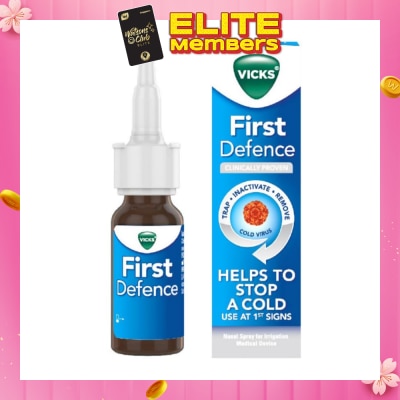 VICKS First Defence Nasal Spray (Helps to Stop Cold at First Sign) 15ml