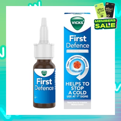 VICKS First Defence Nasal Spray (Helps to Stop Cold at First Sign) 15ml