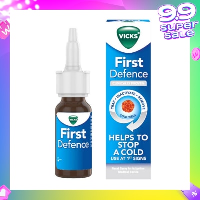 VICKS First Defence Nasal Spray (Helps to Stop Cold at First Sign) 15ml