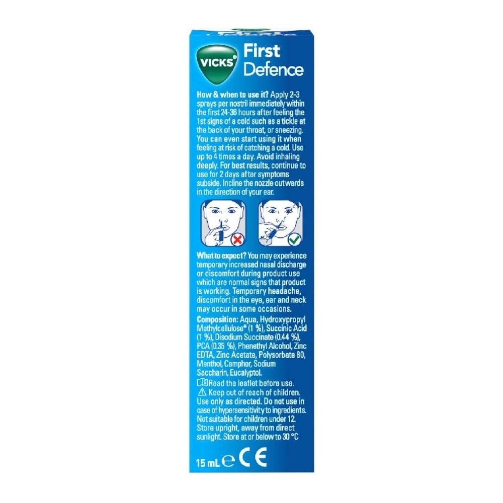 First Defence Nasal Spray (Helps to Stop Cold at First Sign) 15ml