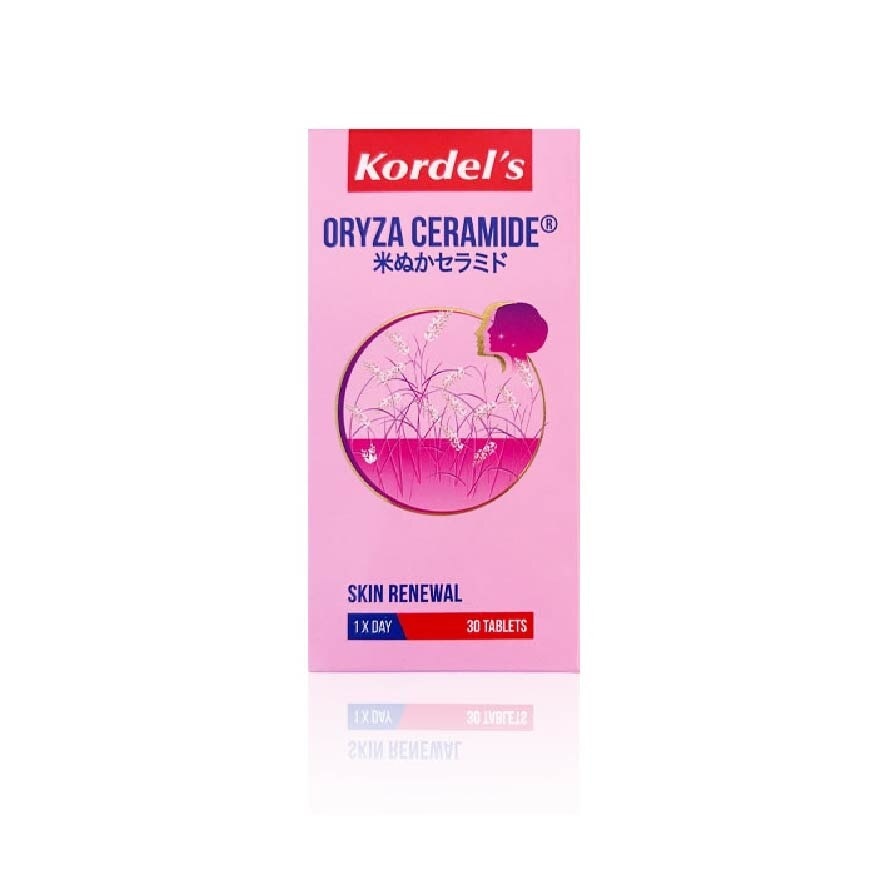 Oryza Ceramide® Tablets (Helps To Reinforce The Skin’s Barrier, Limiting Moisture Loss, Protect Against Visible Damage From Pollution And Other Environmental Stressors) 30s