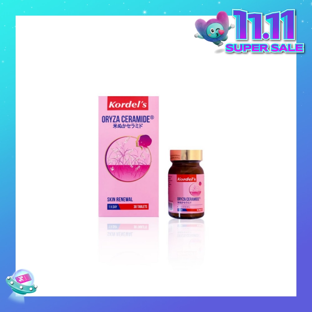 Oryza Ceramide® Tablets (Helps To Reinforce The Skin’s Barrier, Limiting Moisture Loss, Protect Against Visible Damage From Pollution And Other Environmental Stressors) 30s