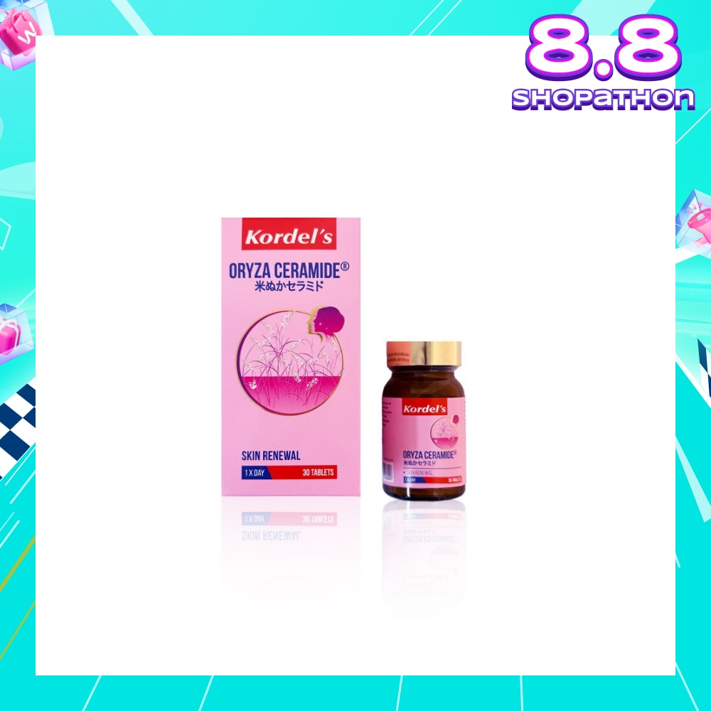 Oryza Ceramide® Tablets (Helps To Reinforce The Skin’s Barrier, Limiting Moisture Loss, Protect Against Visible Damage From Pollution And Other Environmental Stressors) 30s