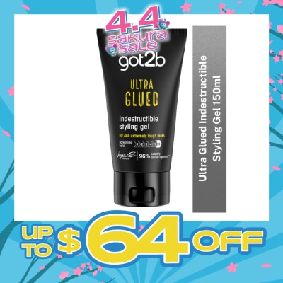 SCHWARZKOPF - GOT2B Ultra Glued Indestructible Hair Styling Gel 150ml