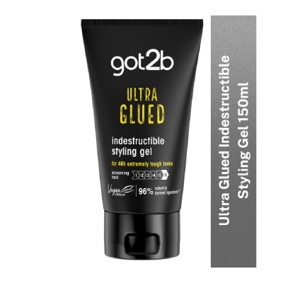 SCHWARZKOPF GOT2B Ultra Glued Indestructible Hair Styling Gel 150ml