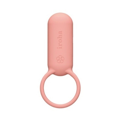 TENGA IROHA - Smart Vibe Ring Rechargeable Couple Vibrator Coral Pink 1s