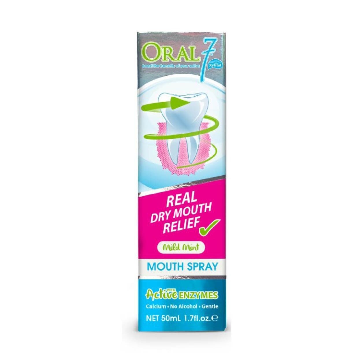 Oral 7 Mouth Spray 50ml (Soothe and Protect Dry Mouth)