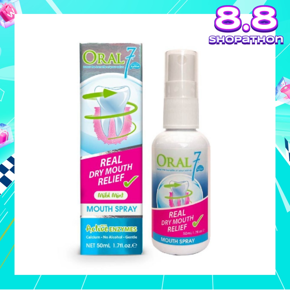 Oral 7 Mouth Spray 50ml (Soothe and Protect Dry Mouth)
