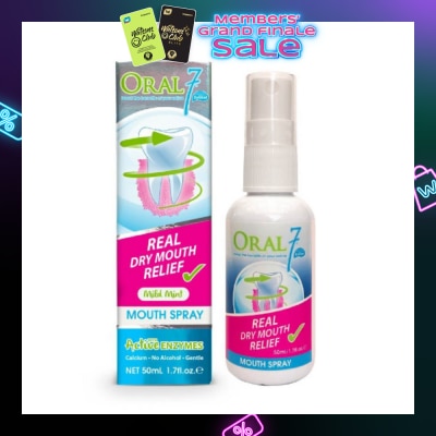 ORAL 7 Oral 7 Mouth Spray 50ml (Soothe and Protect Dry Mouth)