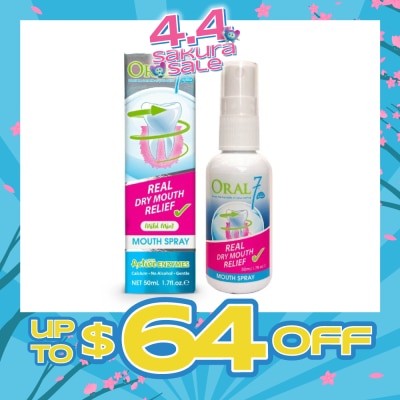 ORAL 7 - Oral 7 Mouth Spray 50ml (Soothe and Protect Dry Mouth)