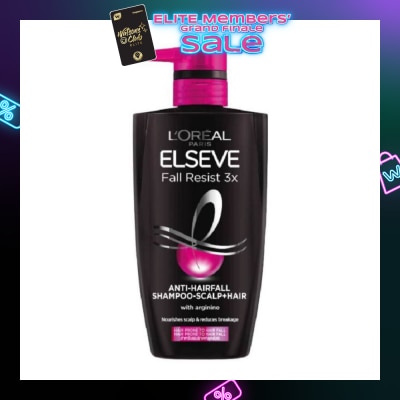 L'OREAL PARIS ELSEVE Fall Resist 3X Anti-Hairfall + Scalp Care Shampoo (For Weak, Thinning Hair with Hair Fall Concerns) 620ml